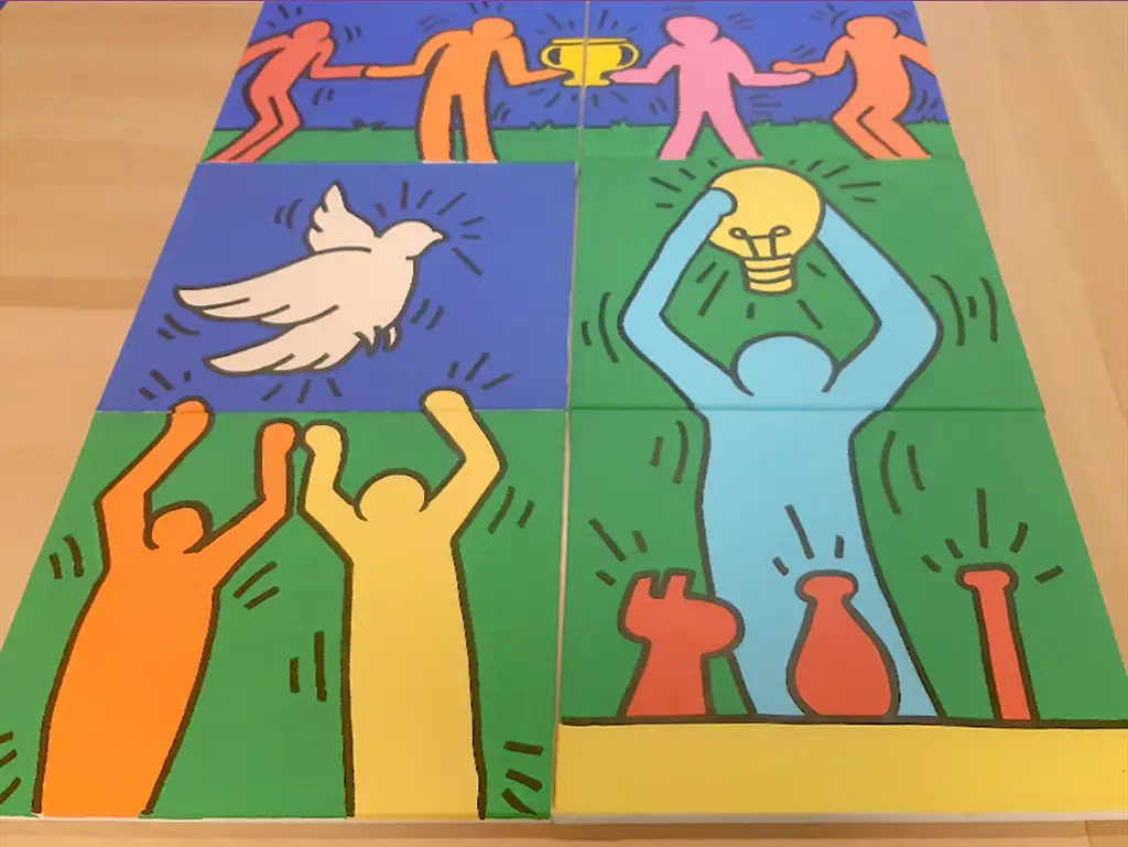 fresqsue keith haring